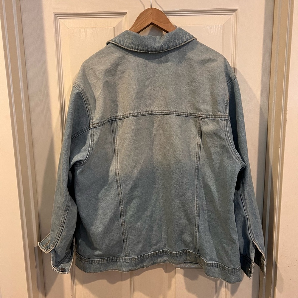 Universal Thread Light Blue Oversized Denim Jacket - image 4